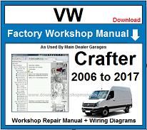 VW Volkswagen Crafter Workshop Repair Manual